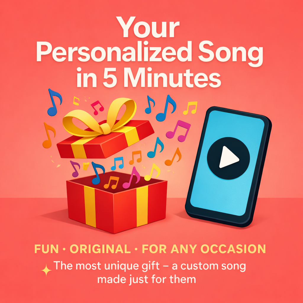 Personalized Song Gift | Custom Songs in 5 Min | Gift A Song